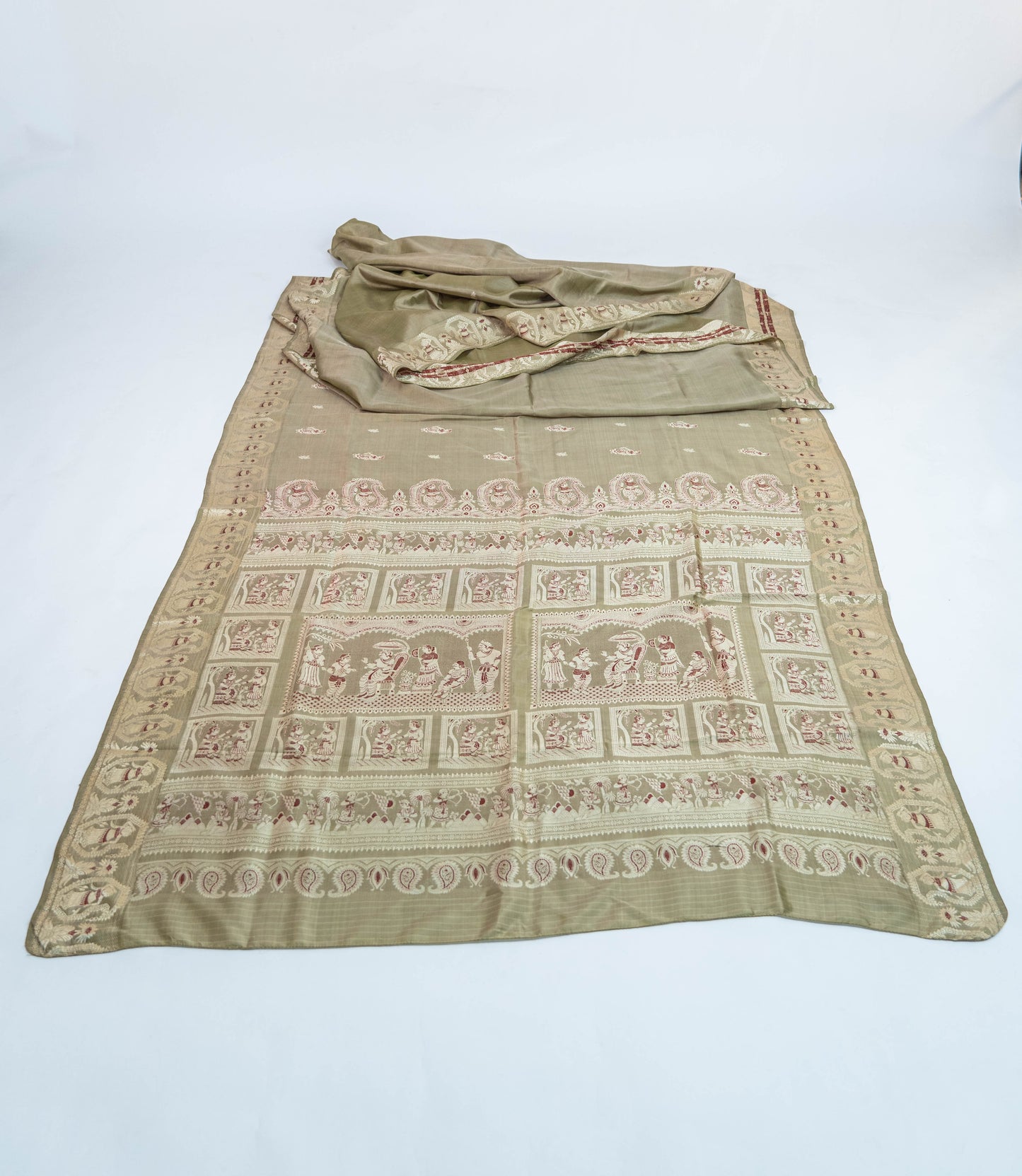 Protima - Baluchari Pure Silk Saree