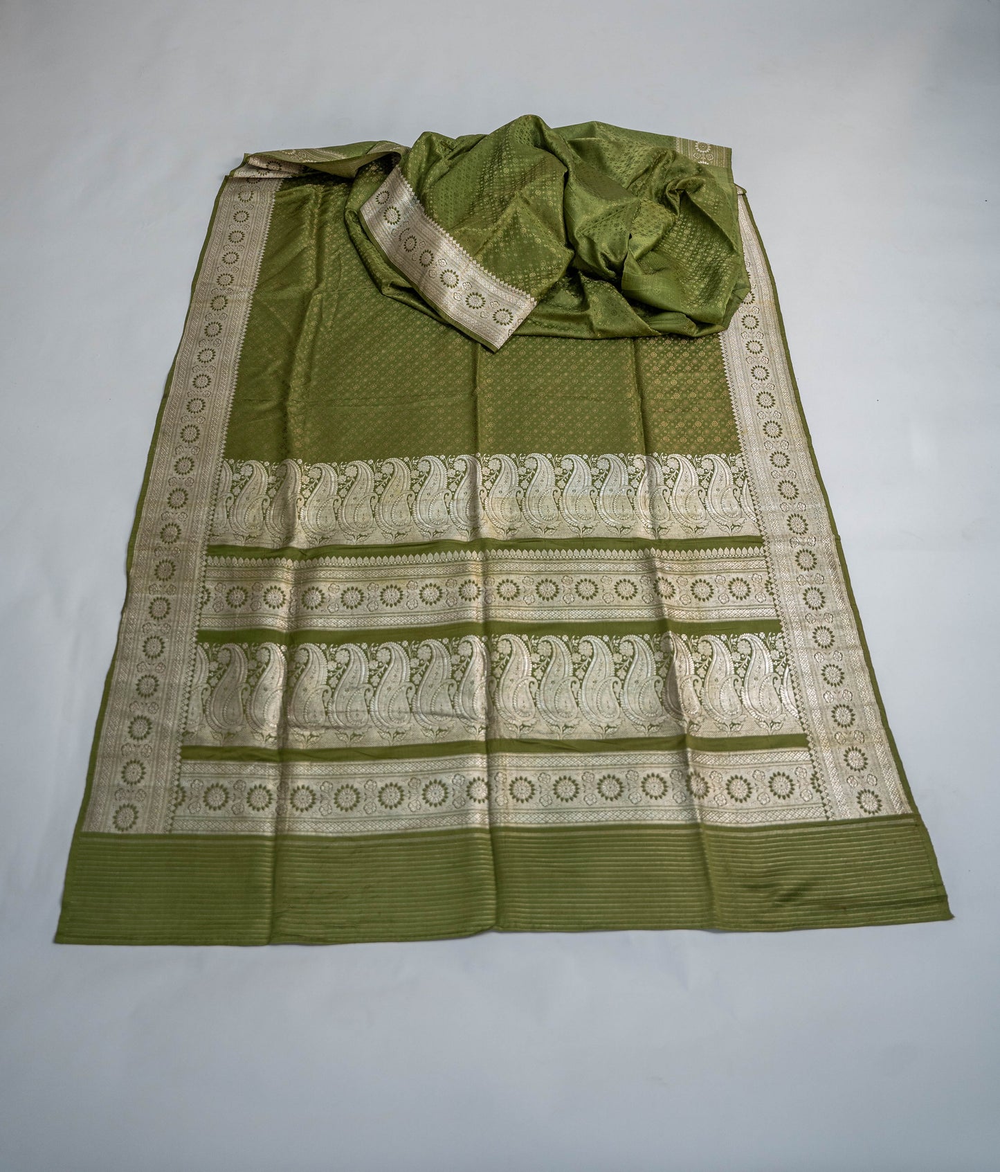 Sharvani - Pista Banarsee Saree