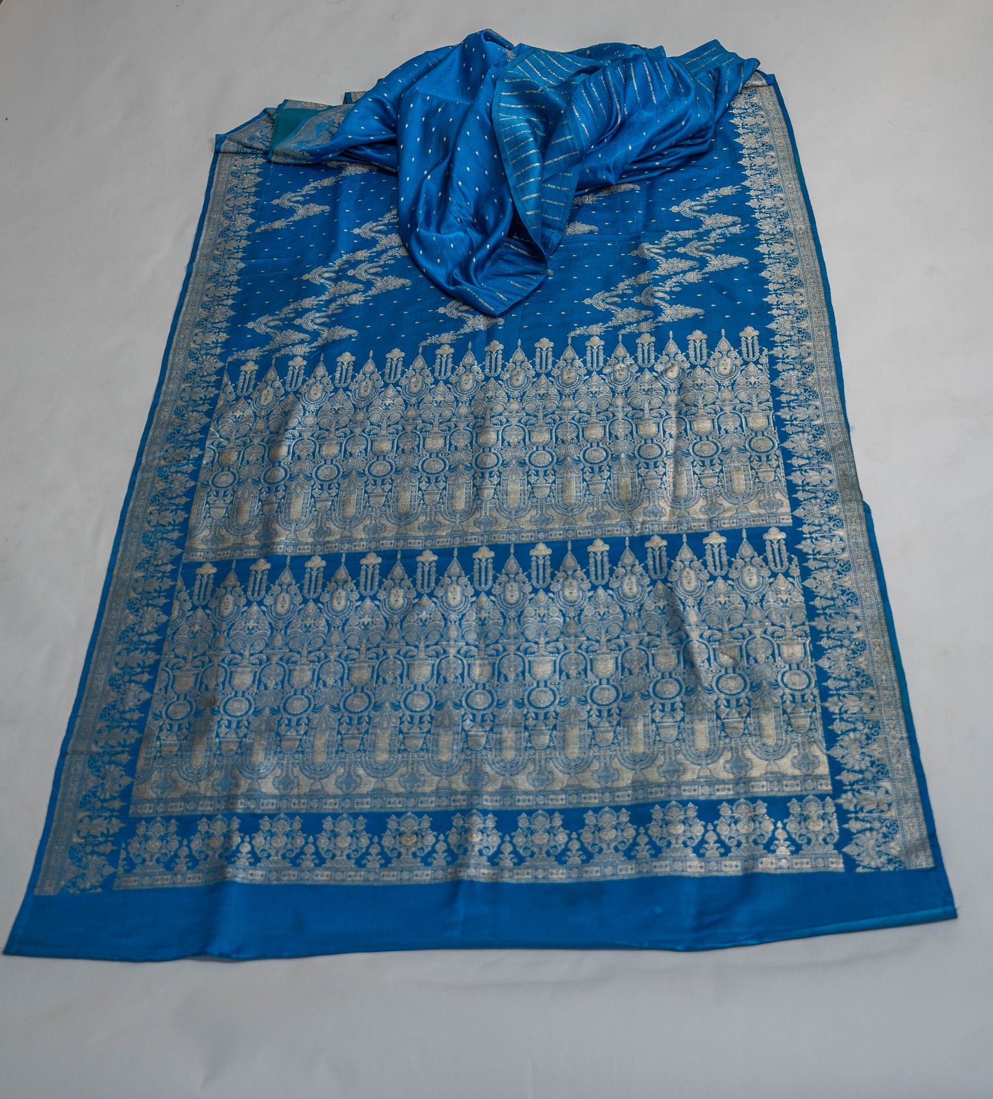Radha - Blue Banarsee Saree