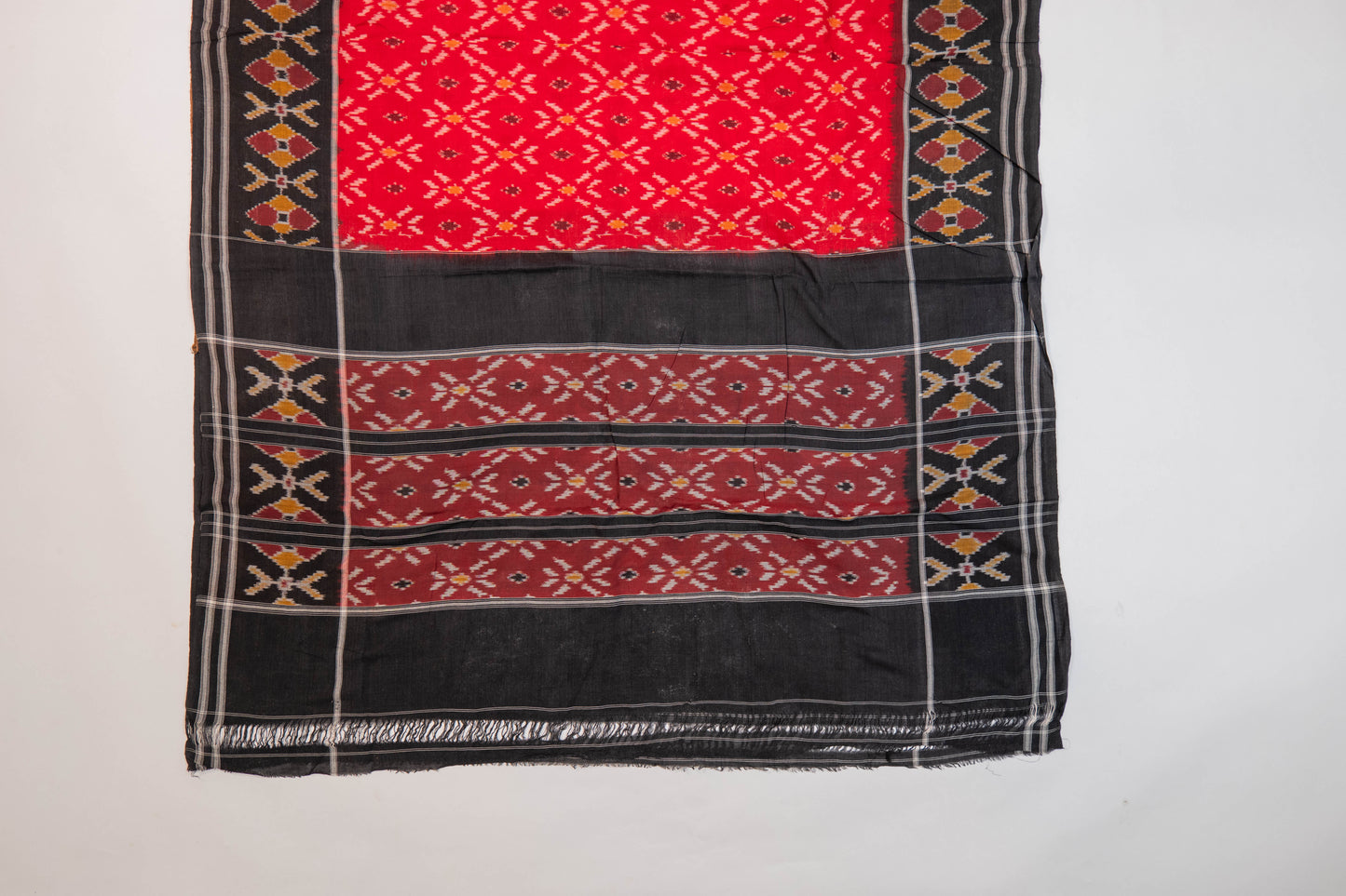 Dhum~ Sambalpuri Pure Cotton Saree – Odisha Weaves