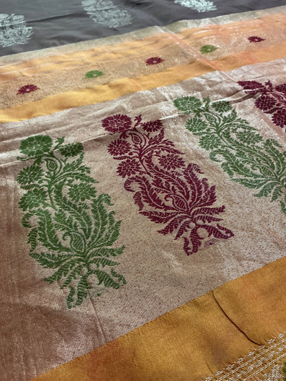 Tangedu ~ Vintage Pure Silk Armoor Saree
