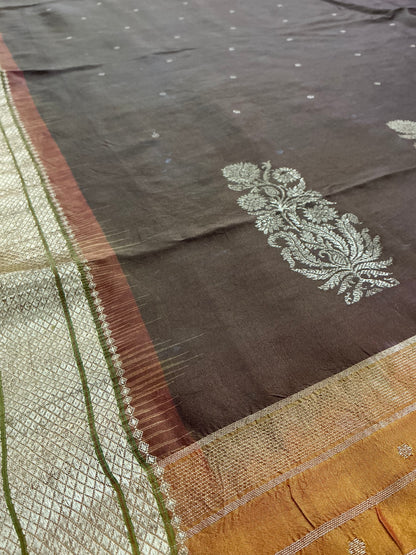 Tangedu ~ Vintage Pure Silk Armoor Saree