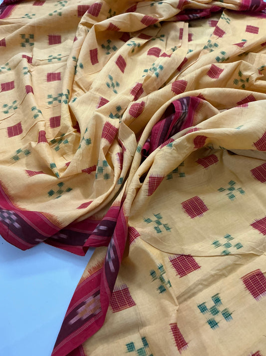 Gomed ~ Double Ikkat Pochampally Saree
