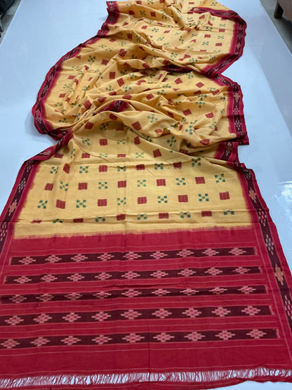 Gomed ~ Double Ikkat Pochampally Saree