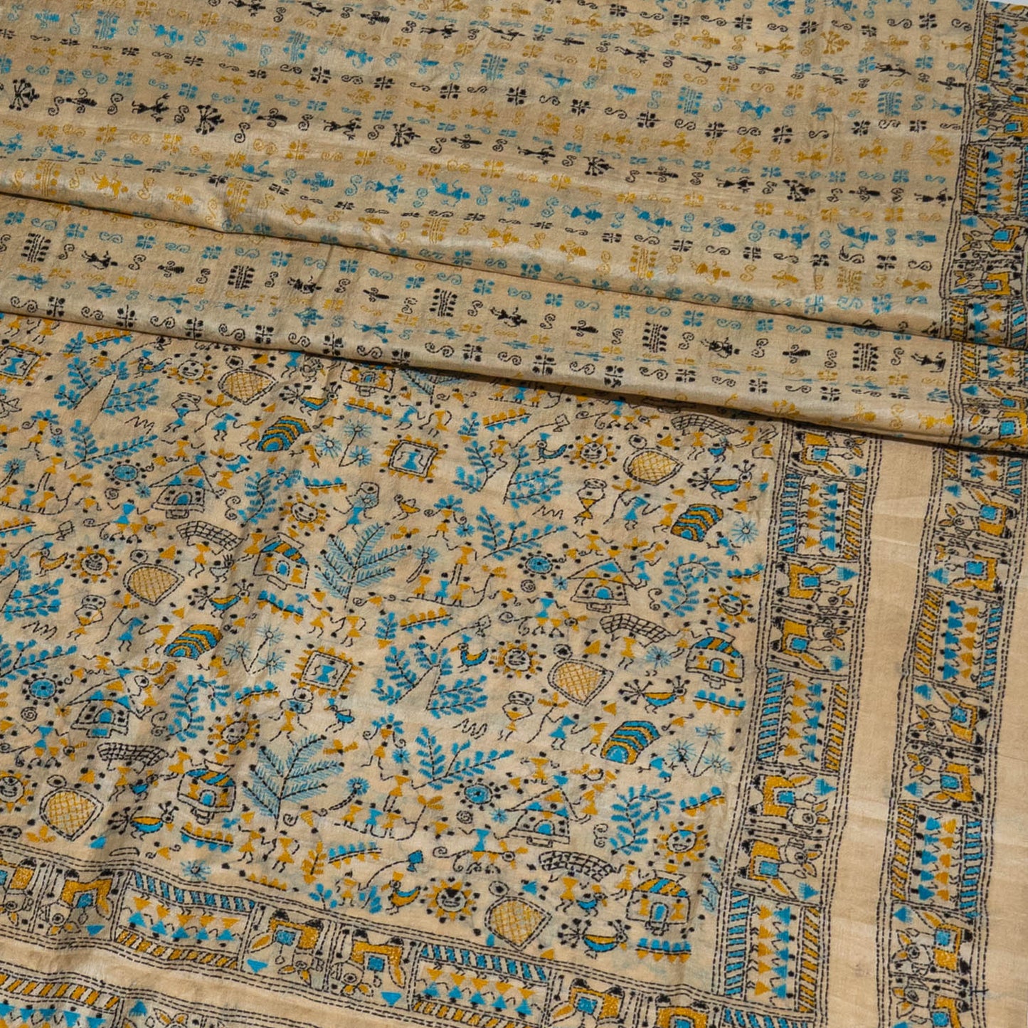 Aparajita - Warli Kantha Saree
