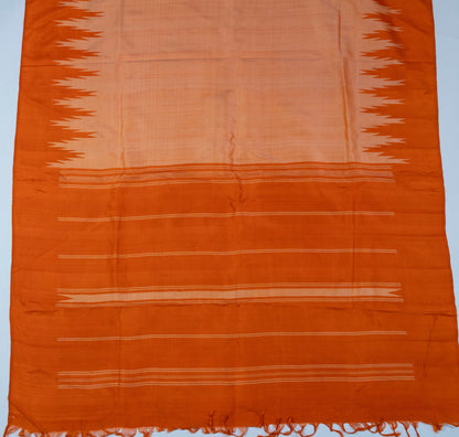 Chandramaulika~ Zero Zari Kanjeevaram Silk Saree – Tamil Nadu’s Grace in Pure Form
