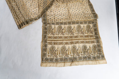 Sucharita - Pure Tussar Silk Kantha Saree