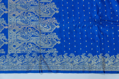 Revathi - Royal Blue Banarsee Saree