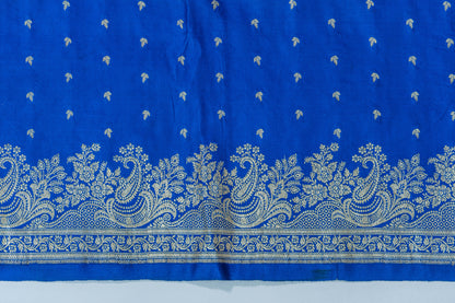 Revathi - Royal Blue Banarsee Saree
