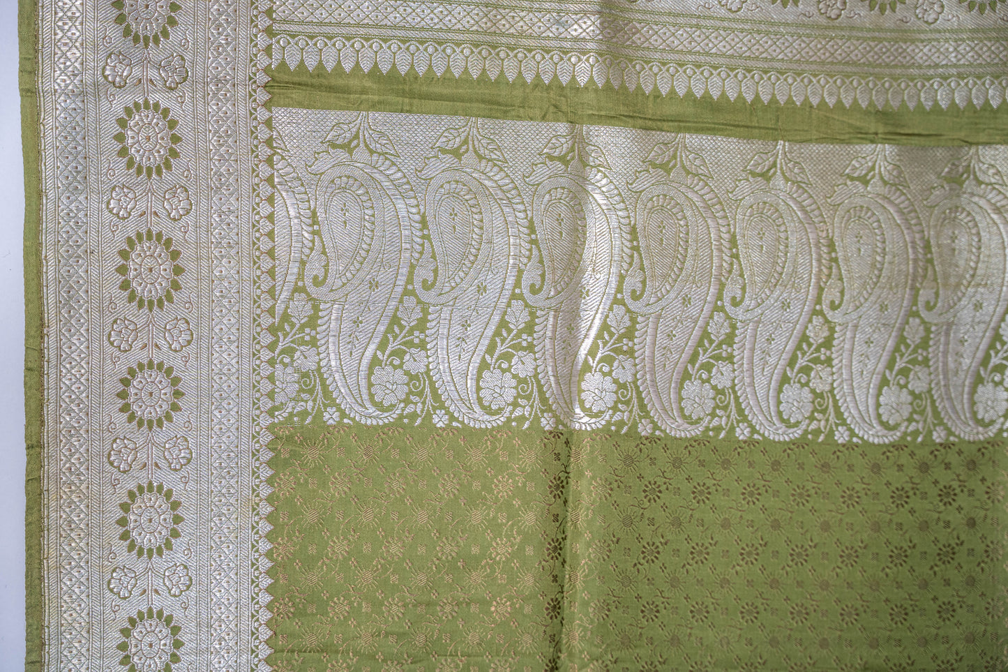 Sharvani - Pista Banarsee Saree