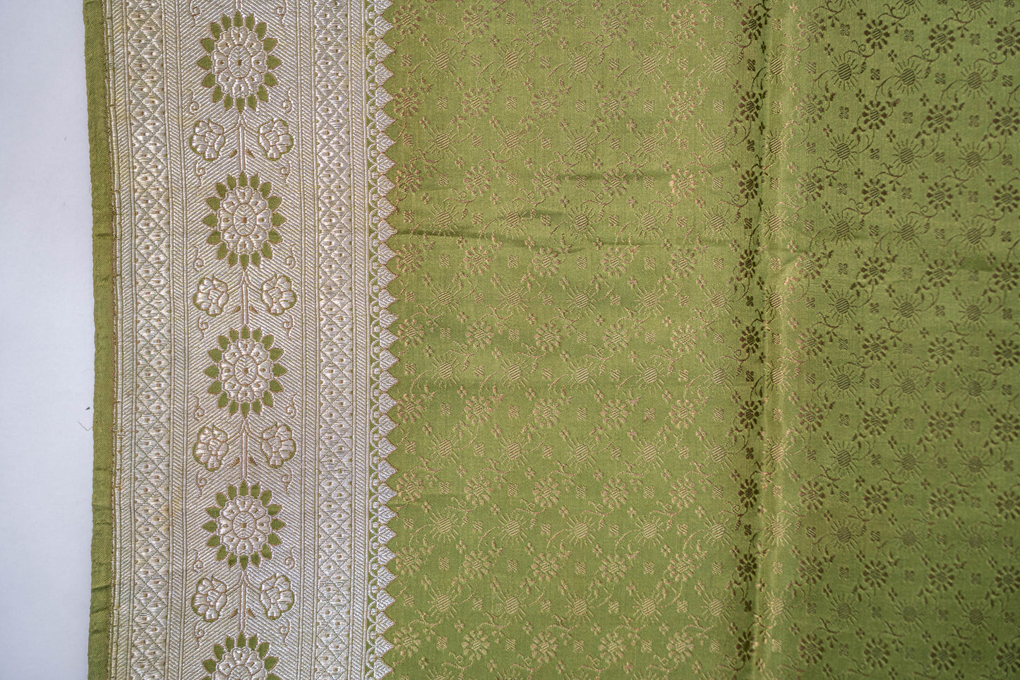Sharvani - Pista Banarsee Saree