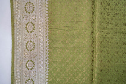 Sharvani - Pista Banarsee Saree