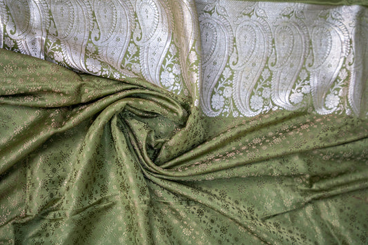 Sharvani - Pista Banarsee Saree