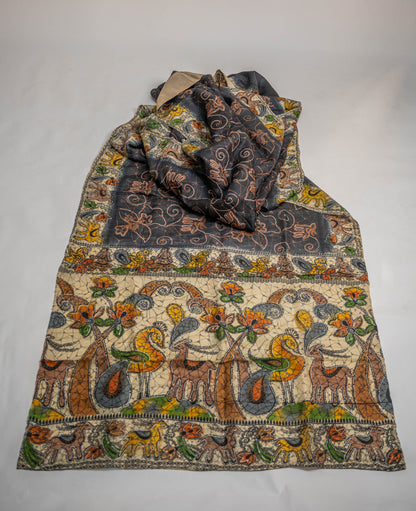 Vishnumaya - Pure Silk Batik Saree