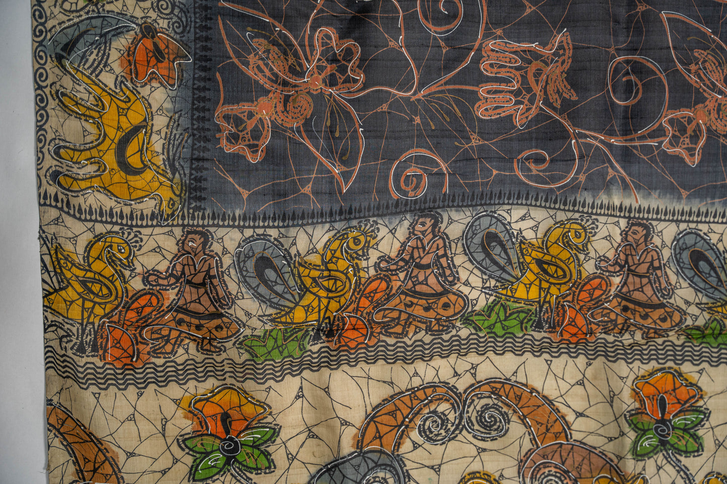 Vishnumaya - Pure Silk Batik Saree