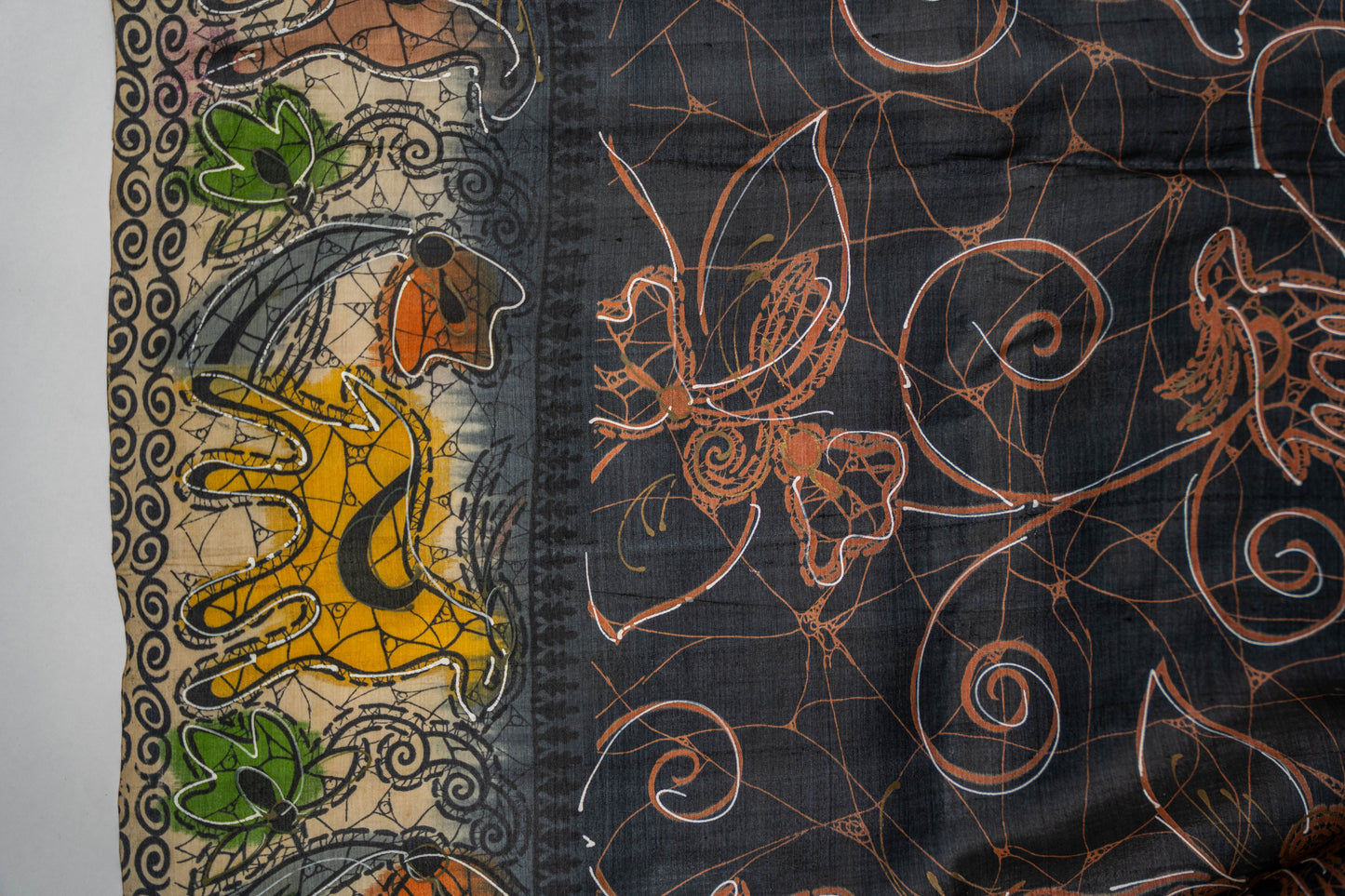 Vishnumaya - Pure Silk Batik Saree