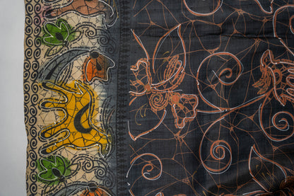 Vishnumaya - Pure Silk Batik Saree