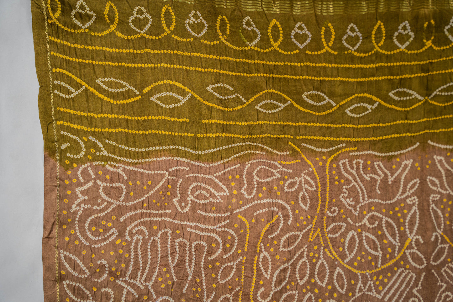 Gaurangi - Gajji Silk Lagdi Pata Saree