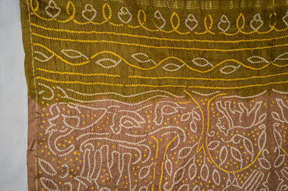 Gaurangi - Gajji Silk Lagdi Pata Saree