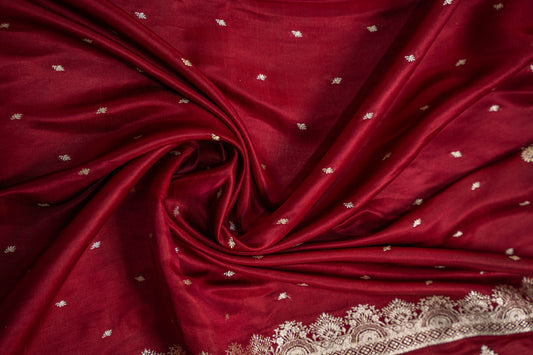 Yogmaya - Red Banarasee Saree