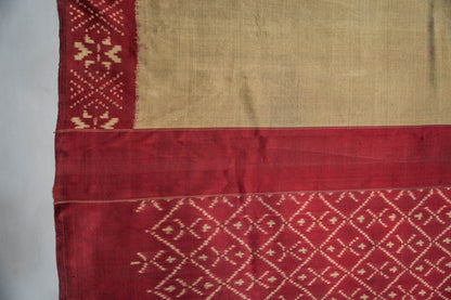 A single Ikkat Saree