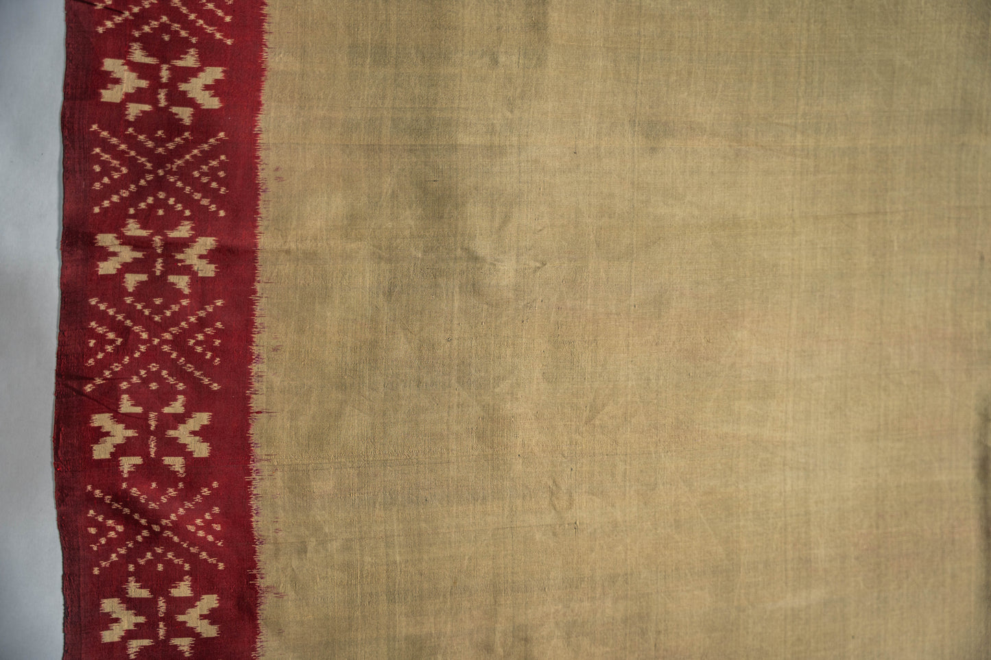 A single Ikkat Saree