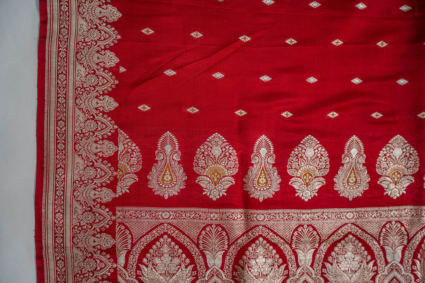 Rajeshwari - Red Banarsee Saree