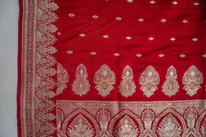 Rajeshwari - Red Banarsee Saree