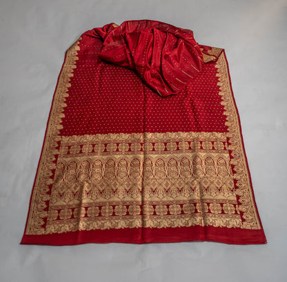 Niramala - Red Banarsee Saree