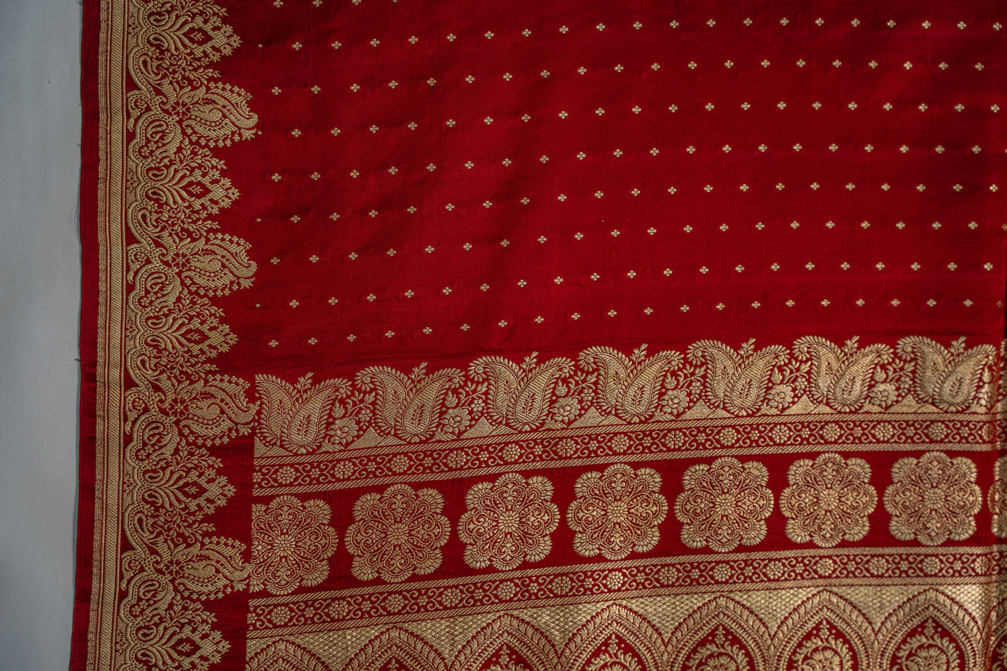 Niramala - Red Banarsee Saree