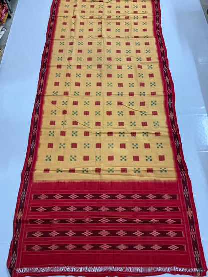 Gomed ~ Double Ikkat Pochampally Saree
