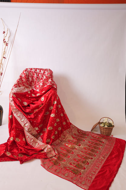 Prakriti~Banarsee Saree Maroon