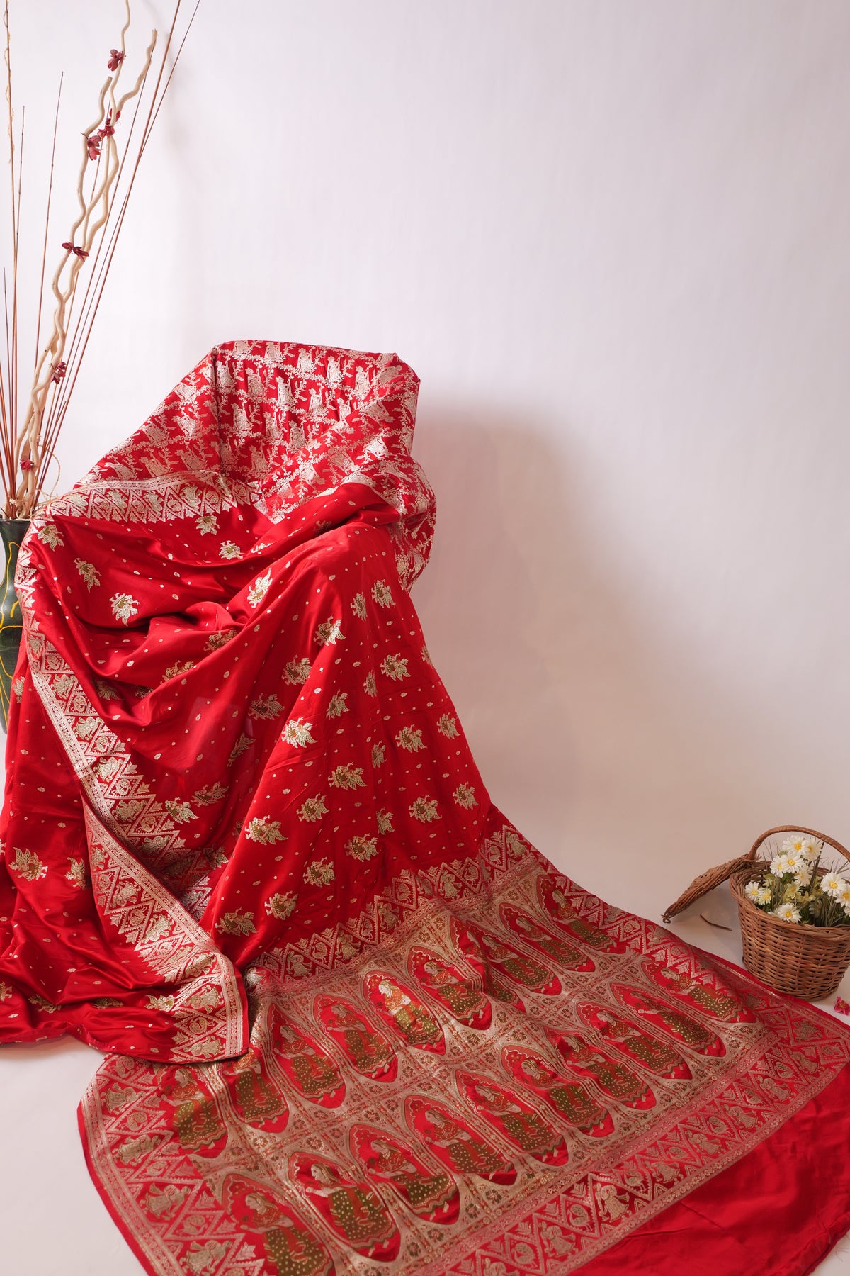 Prakriti~Banarsee Saree Maroon