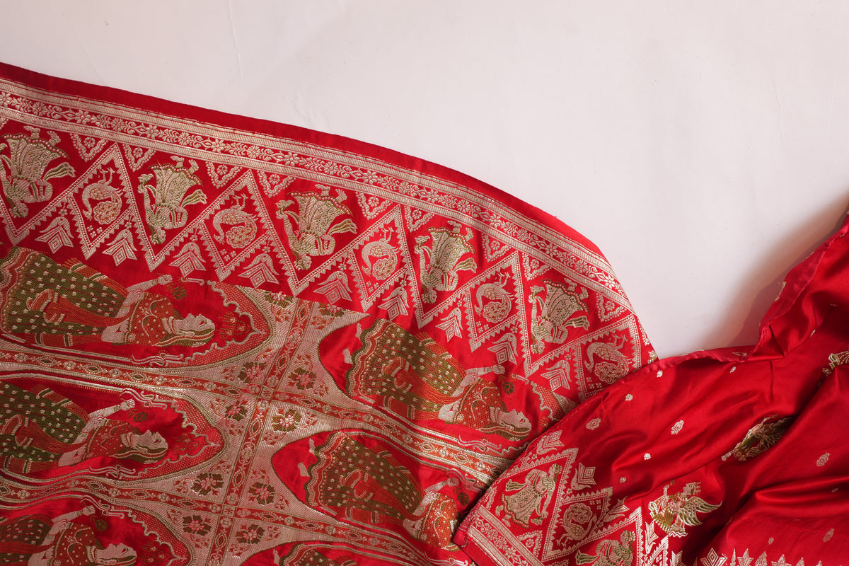 Prakriti~Banarsee Saree Maroon