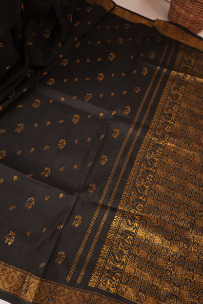 Udyama~Kanjivaram Black