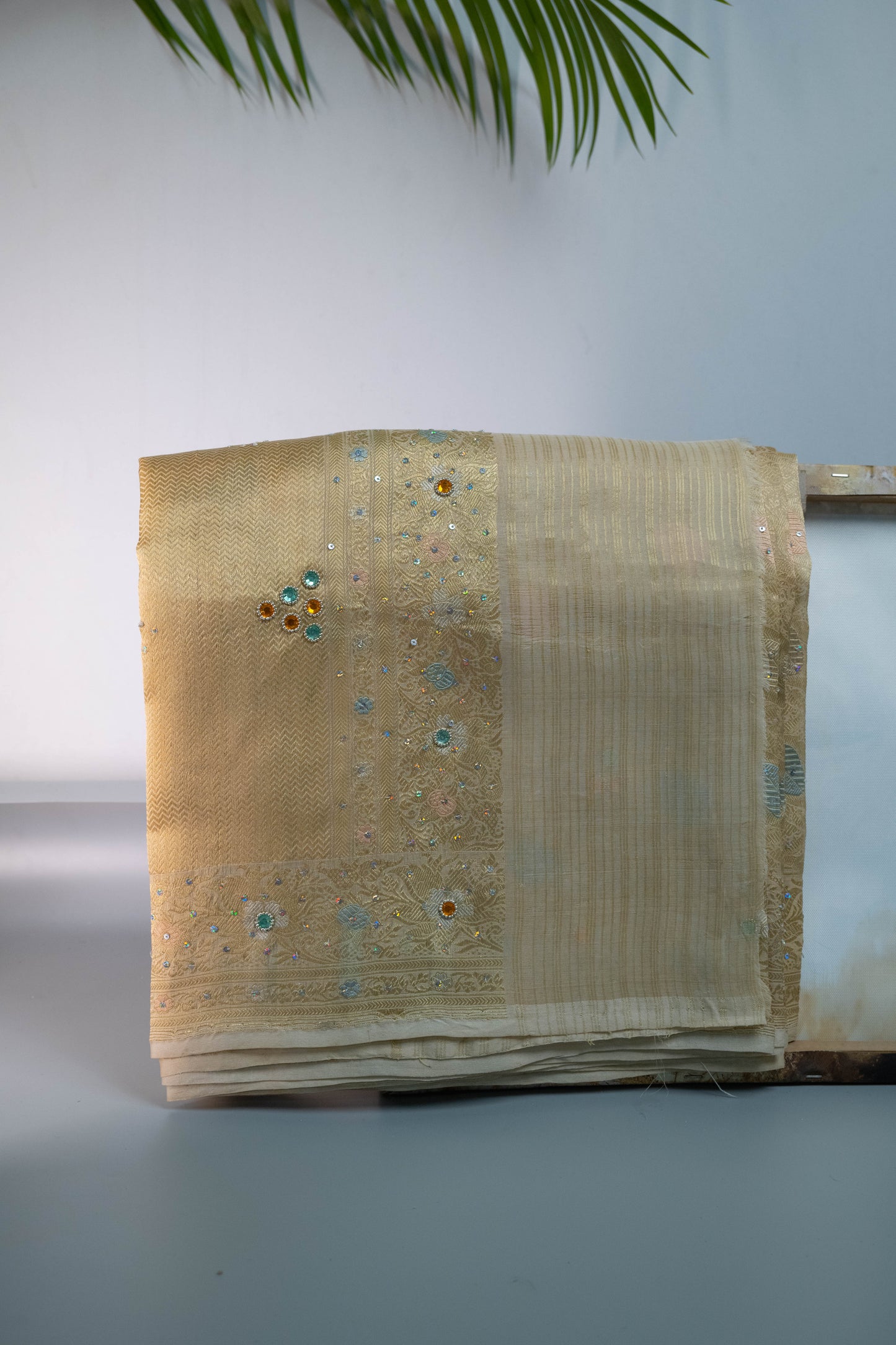 Kamodini - Golden Tissue Silk Banarasee Saree