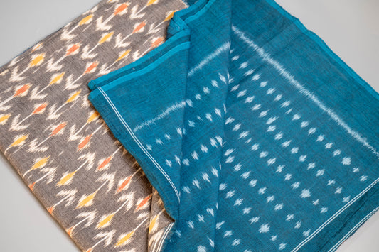 Amudhan - Single Ikat Pure Cotton Saree