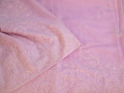 Haripriya - Tepchi Pure Cotton Lucknowi Chikankari Saree