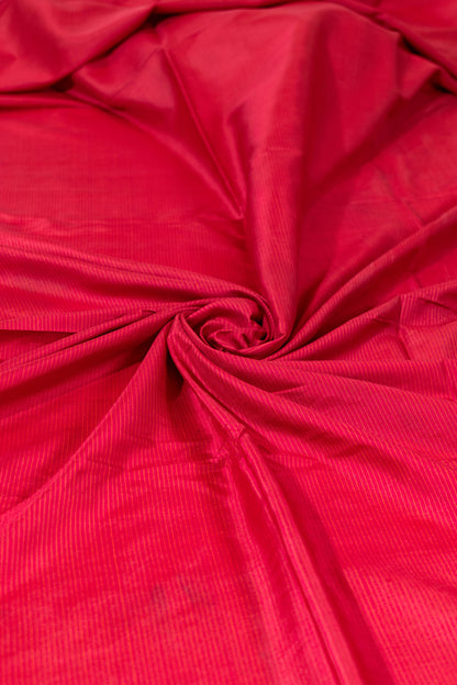 Gulasharfi~ Maroon Arani Silk Saree with Green Borders & Thazampoo Palla – A Jewel from Tamil Nadu’s Looms