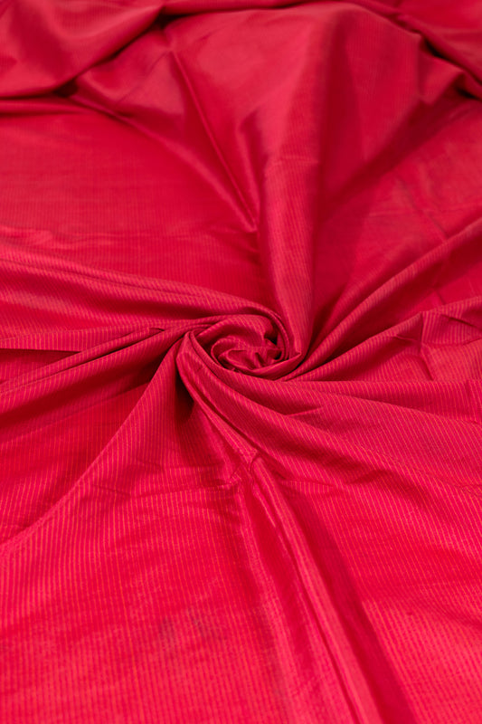 Gulasharfi~ Maroon Arani Silk Saree with Green Borders & Thazampoo Palla – A Jewel from Tamil Nadu’s Looms