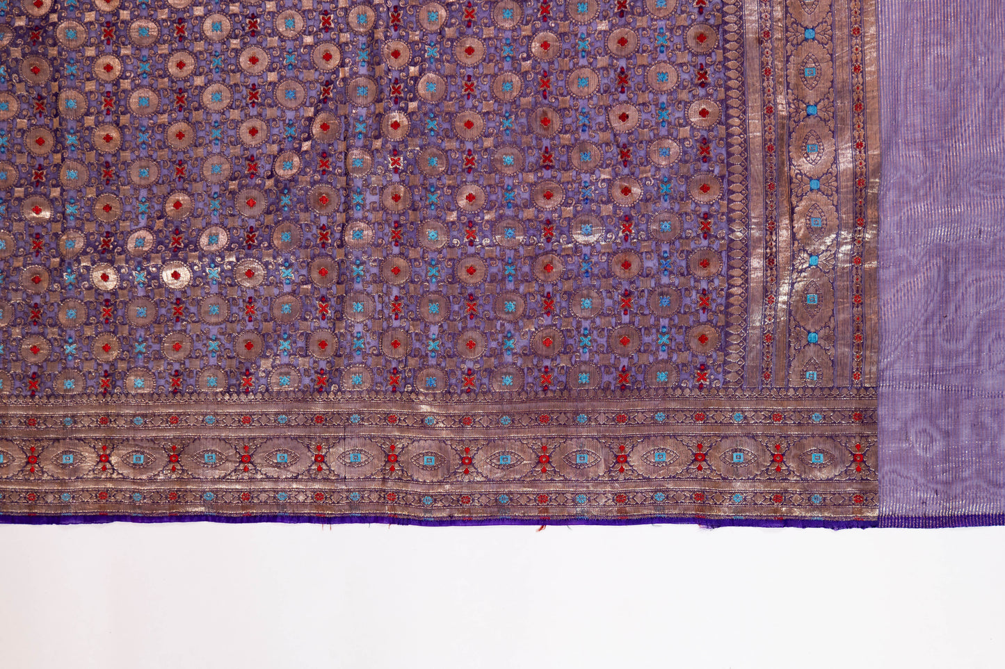 Purple Pure Katan Silk Banarasi Saree – A Regal Weave from Varanasi