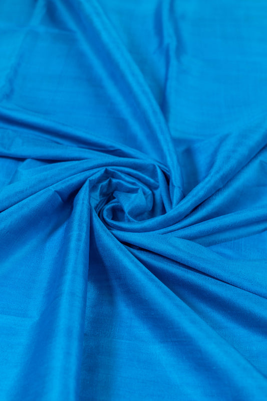 Aarna~ Turquoise Blue & Pink Pochampally Pure Silk Saree