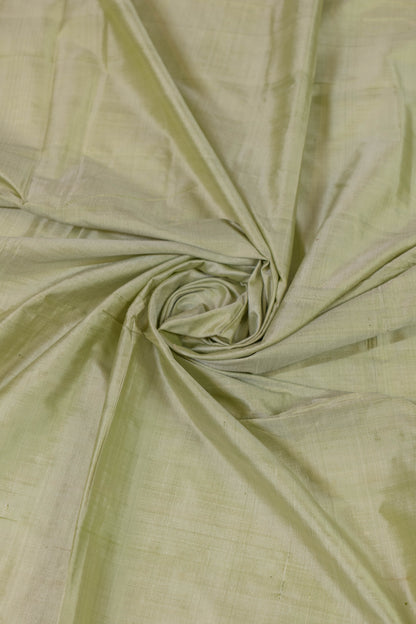 Aadrija~ Pista & Olive Green Pochampally Pure Silk Saree