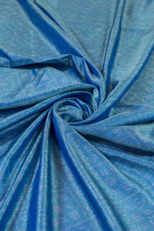 Nakshatra~ Periwinkle Blue Patola Pure Silk Saree