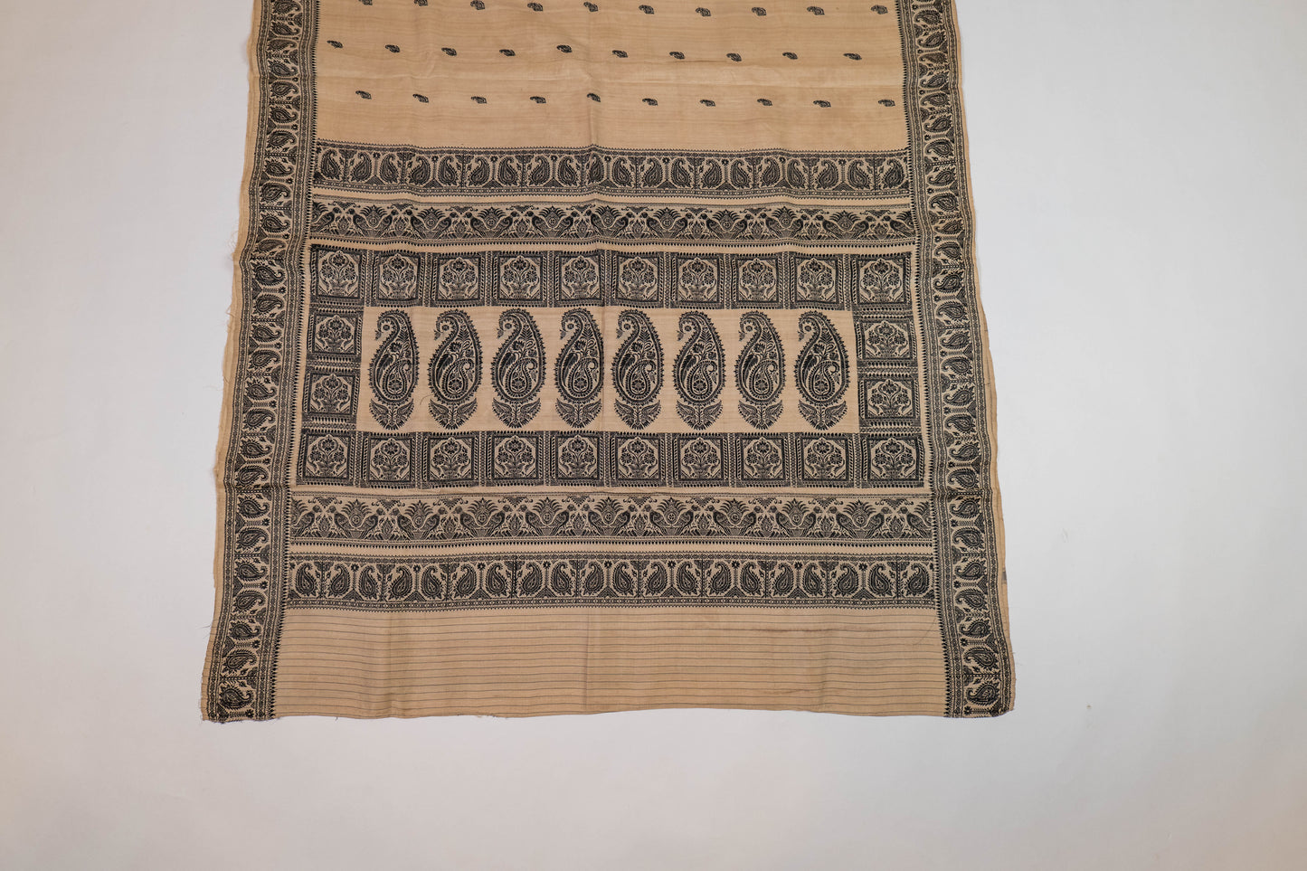 Raavi~ Pure Tussar Silk Baluchari Saree