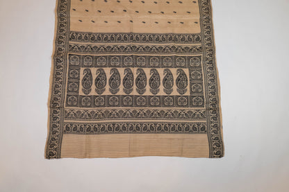 Raavi~ Pure Tussar Silk Baluchari Saree
