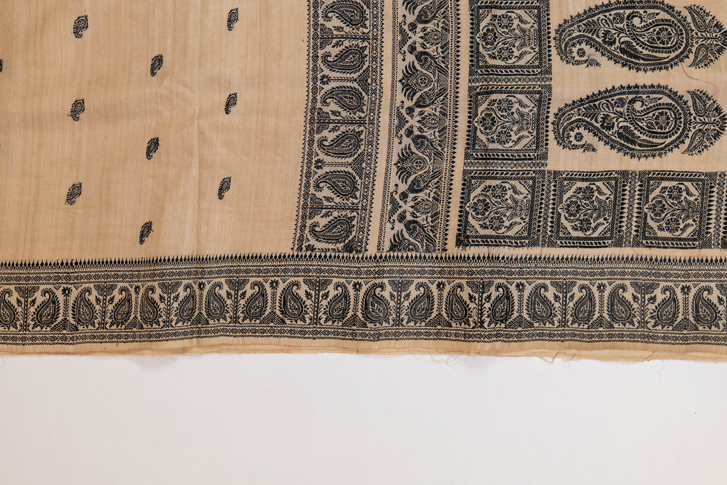 Raavi~ Pure Tussar Silk Baluchari Saree