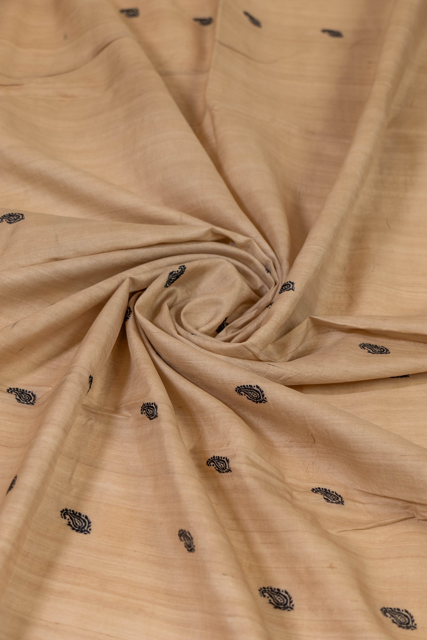 Raavi~ Pure Tussar Silk Baluchari Saree