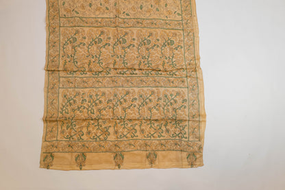 Amrapali~ Tussar Silk Kantha Saree from Bengal