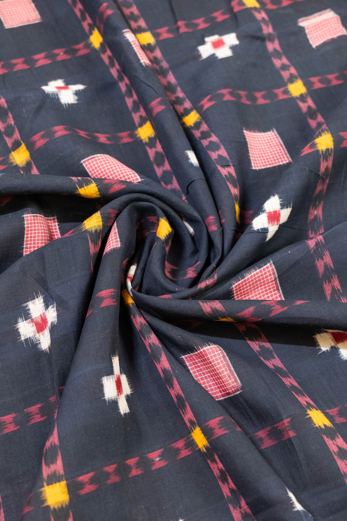 Aanchal~ Pure Cotton Pasapalli Ikkat Saree from Odisha